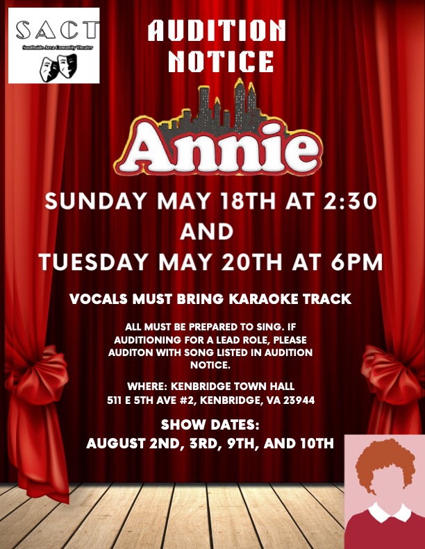 Annie AUDITION Flyer